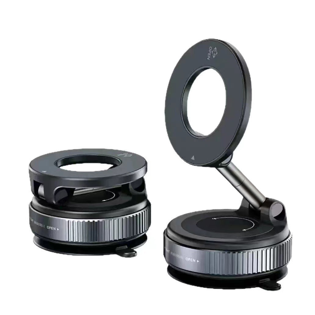 Car Vacuum Suction Cup Magnetic Navigation Mobile Phone Holder Glue-Free Telescopic Folding Portable Car Indoor Mobile Phone Holder - image 4