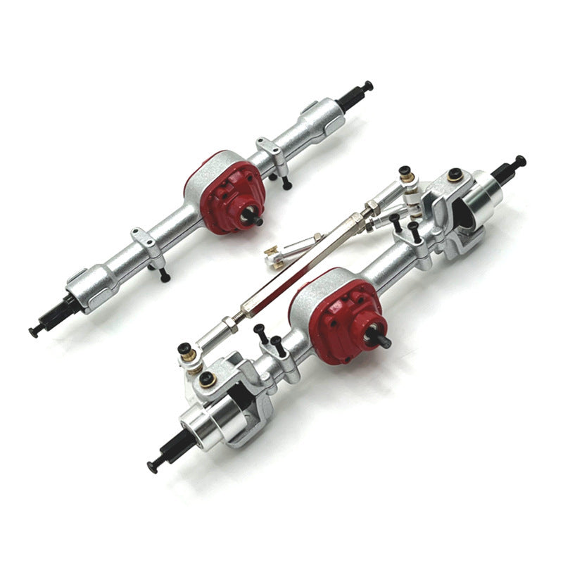 Mangniu 1/12 Mn82 Lc79 Mn78 Remote Control Car Spare Parts Metal Upgrade Motorcycle Front and Rear Axle Assembly - image 4