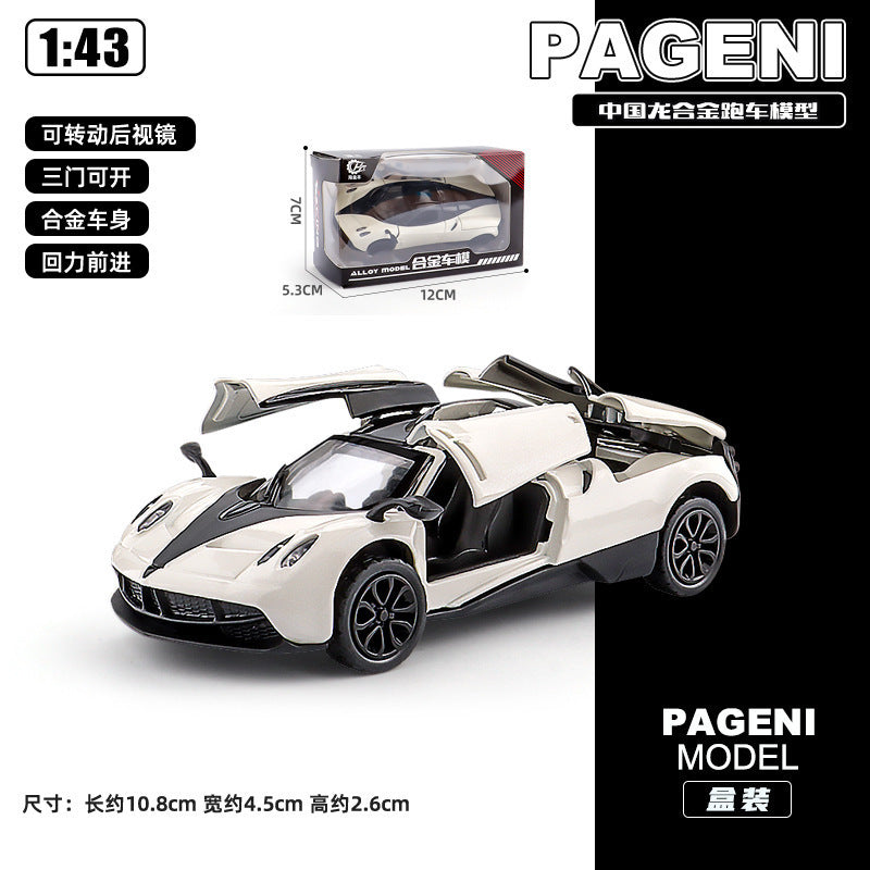1:43 Alloy Car Model Pull-Back Toy Simulation Alloy Model Gift Cross-Border Alloy Sports Car Toy Wholesale - image 4