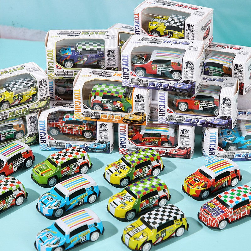 Tin Pull-Back Car Toy Boxed Tin Car Boy Kidsren's Educational Small Gift Kindergarten Whole Class Gift - image 4