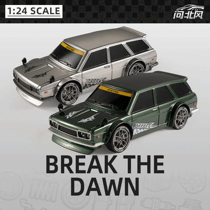 New Model 1:24 Rc Remote Control Car with Proportional Throttle and Steering, Entry-Level Drift, Flame-Spewing Tail Lights, Drift Car for Cross-Border - image 1