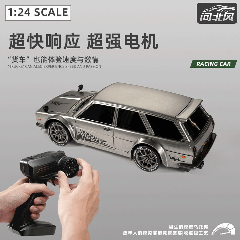New Model 1:24 Rc Remote Control Car with Proportional Throttle and Steering, Entry-Level Drift, Flame-Spewing Tail Lights, Drift Car for Cross-Border - image 2