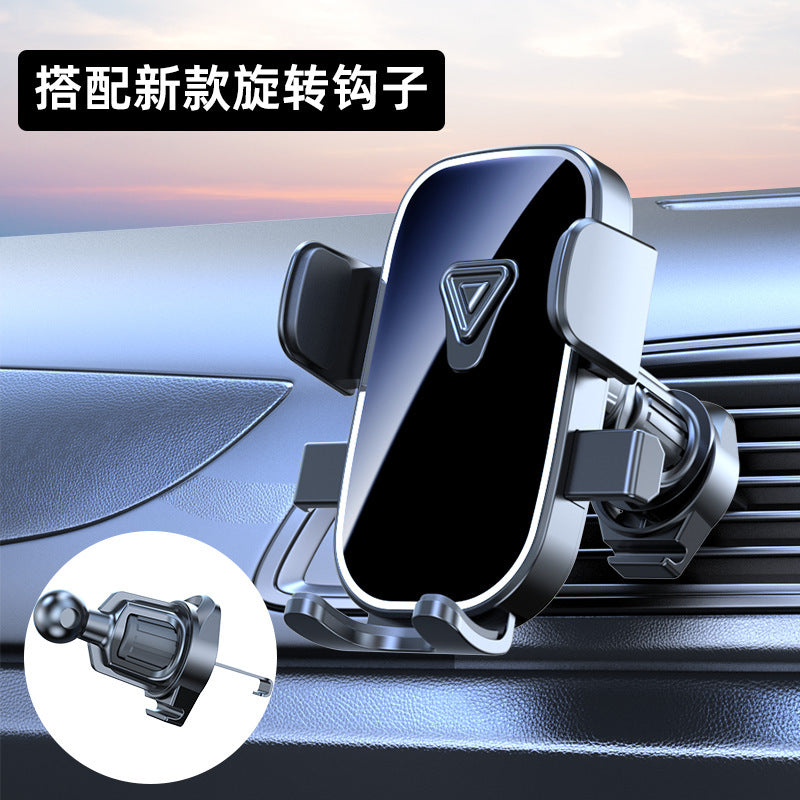 Car Mobile Phone Holder 2025 New Car Air Outlet Spiral Inverted Hook Multi-Function Navigation Mobile Phone Holder - image 4