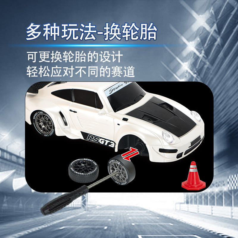 Rc Professional Variable Speed Four-Wheel Drive Drift Remote Control Car High-Speed Racing Kidsren's Charging Artificial Toy Remote Control Car Model - image 2
