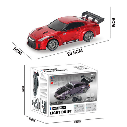 Cross-Border Rc Racing Four-Wheel Drive Drift High-Speed Remote Control Sports Car Kidsren's Boy Gtr Racing Model Remote Control Car Toy - image 4
