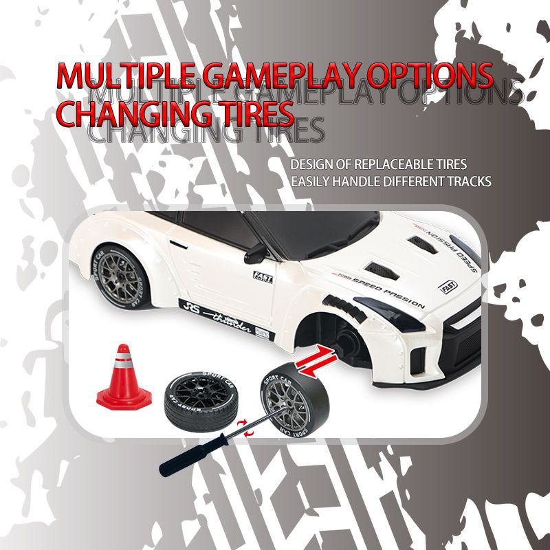 Cross-Border Rc Variable Speed Four-Wheel Drive Drift Remote Control Car for Kidsren and Boys Artificial Charging Remote Control Racing Model Toy Car - image 2