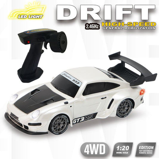 Cross-Border Rc High-Speed Four-Wheel Drive Drift Remote Control Car Children's Electric Racing Car Rechargeable Toy Car Simulation Model - image 1