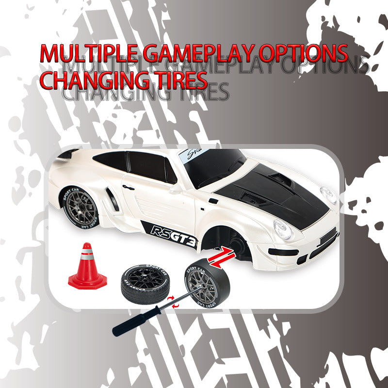 Cross-Border Rc High-Speed Four-Wheel Drive Drift Remote Control Car Children's Electric Racing Car Rechargeable Toy Car Simulation Model - image 2