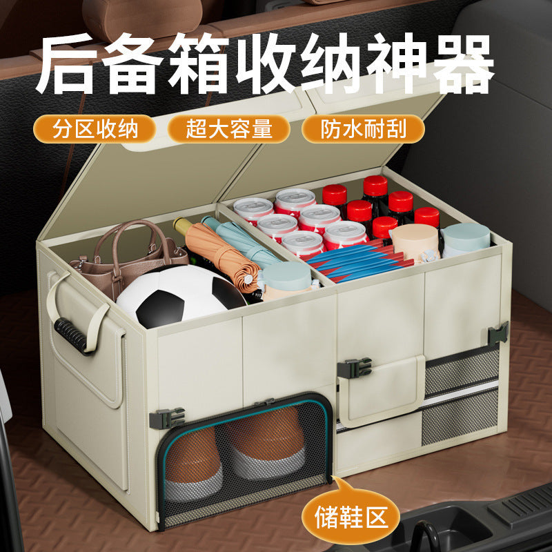 Amazon's Best-Selling Car Trunk Storage Box Folding Storage Box Large Capacity Car Trunk Storage Box - image 1