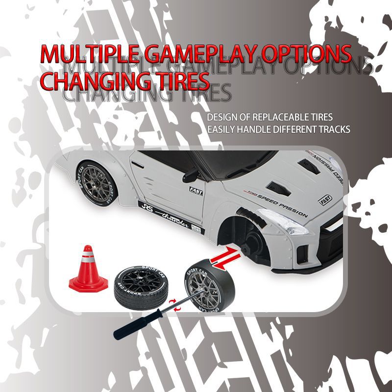 Cross-Border Rc Variable Speed Four-Wheel Drive Drift Remote Control Car for Kidsren and Boys Artificial Charging High-Speed Racing Model Toy Car - image 2