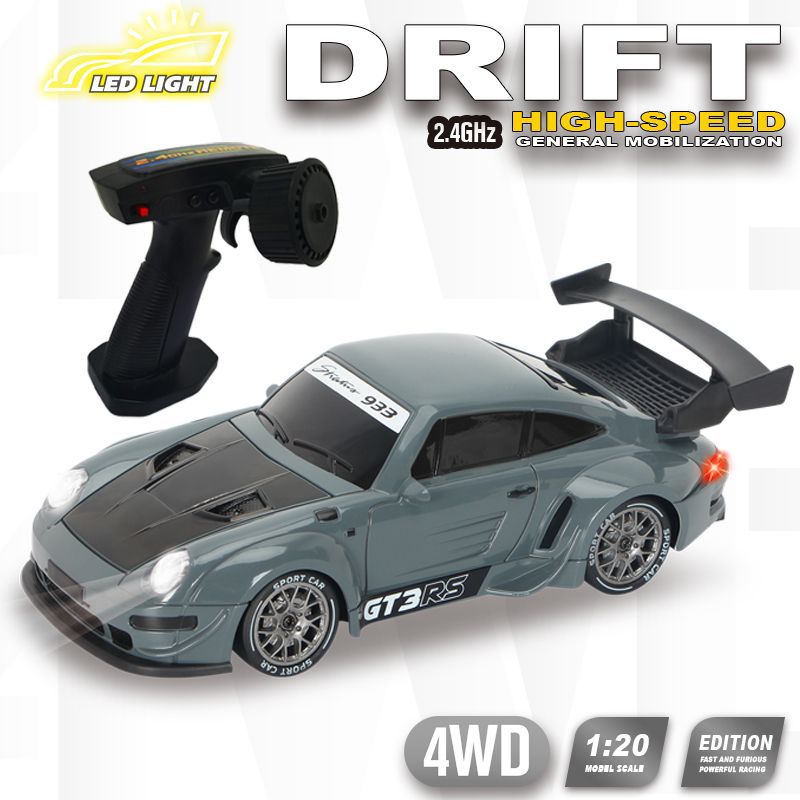 Cross-Border Rc High-Speed Four-Wheel Drive Drift Remote Control Car Children's Simulation Model Electric Racing Car Rechargeable Toy Car - image 1