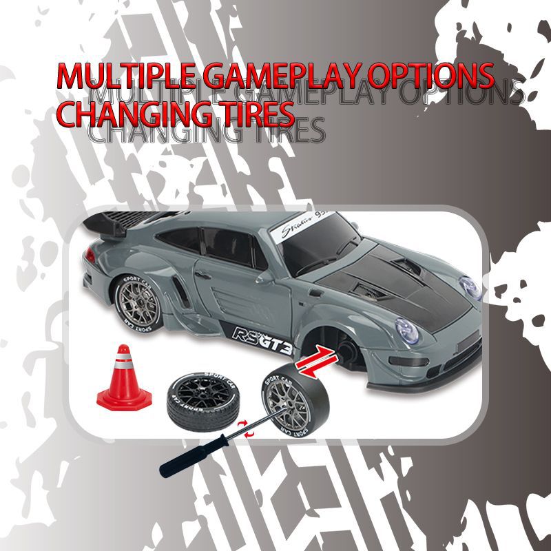 Cross-Border Rc High-Speed Four-Wheel Drive Drift Remote Control Car Children's Simulation Model Electric Racing Car Rechargeable Toy Car - image 2