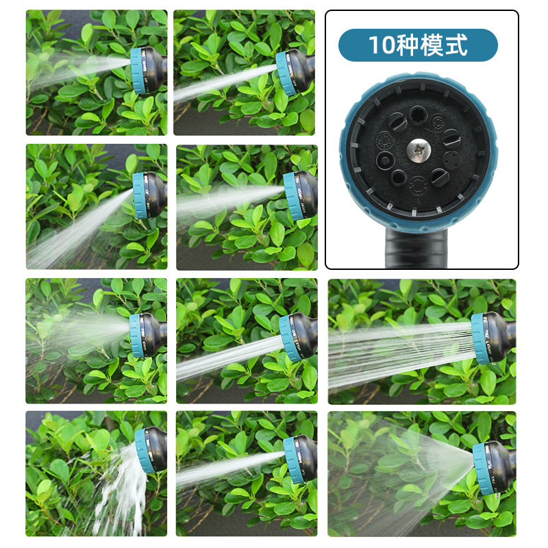 Midsummer Garden Household Telescopic Water Pipe High-Pressure Car Washing and Floor Washing Agricultural Garden Sprinkler Garden Watering Flower Watering Water Gun - image 4