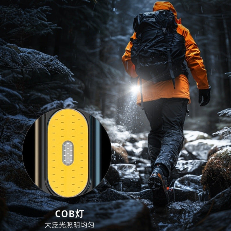 Cross-Border Popular Magnetic Cob Work Light Flashlight Ultra-Thin Portable Led Light Outdoor Mini Pen Clip Light Auto Repair - image 3