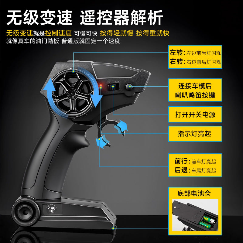Car Remote Control Sports Car 2.4g Car Model Simulation Alloy Car Model Driftable Racing Car Boy Toy Car - image 4