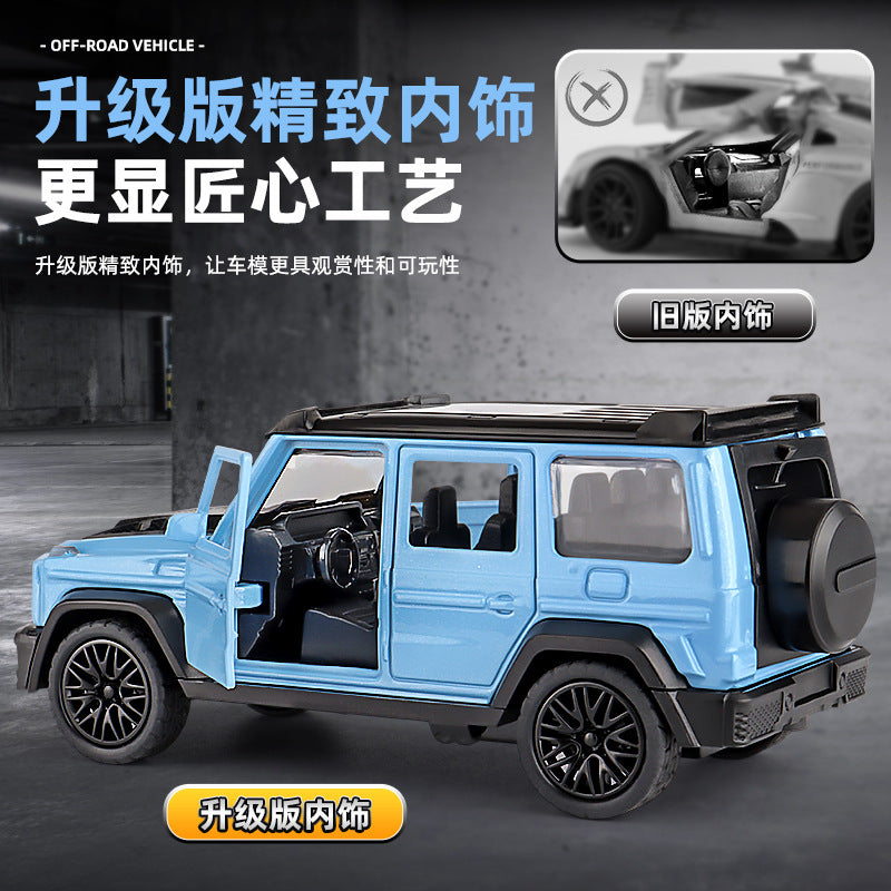 Boxed 1:43 Alloy G800 Off-Road Car Model Children's Pull-Back Toy Car Toy Ornament Gift Wholesale - image 4