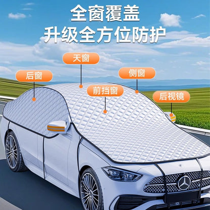 Car Sunshade, Car Cover, Sun Protection, Snow Protection, Front Windshield Sunshade, Umbrella, Car Window Shade - image 4