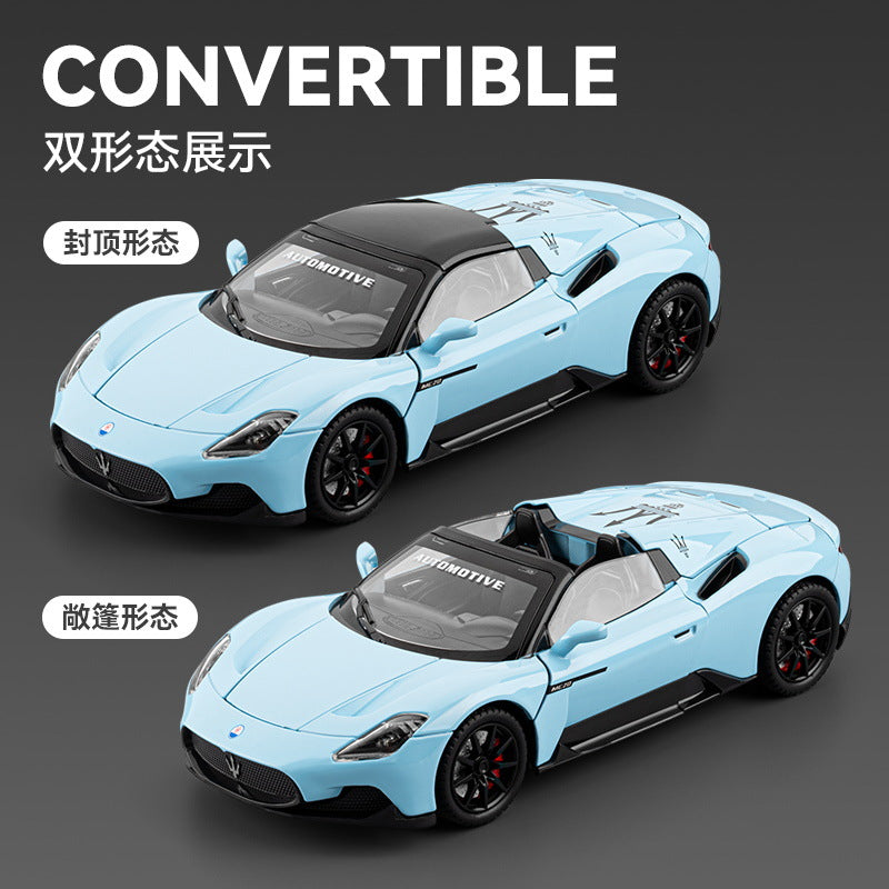 1:24 Maserati Mc20 Sports Car Simulation Alloy Car Model Children's Toy Car Gift Decoration Collectible - image 2