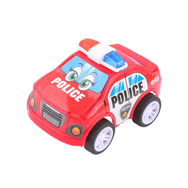 Cartoon Pull-Back Fire Truck Toy Car Kidsren's Educational Toy Car Fire Truck Mini Car Kindergarten Gift - image 5