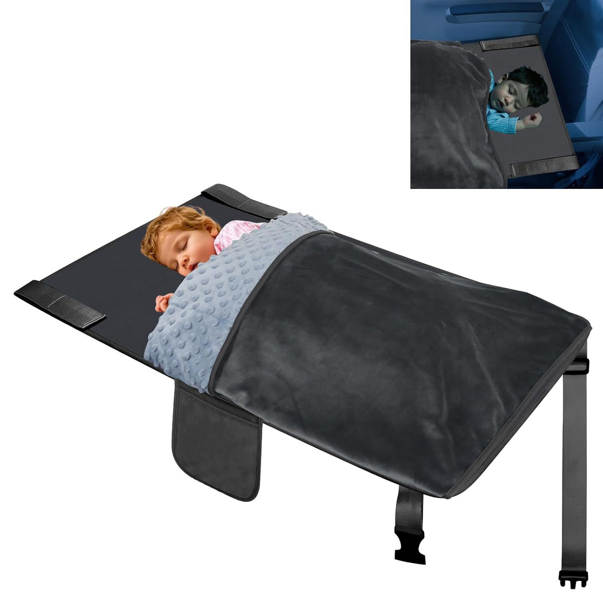 New Portable Children's Airplane Travel Bed Airplane Footrest Baby Airplane Car Seat Rest Hammock Extension - image 1