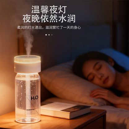 New Car Air Humidifier with Colorful Running Lights, Wireless Portable Mini Humidifier, Home Desktop Hydration Device - image 2