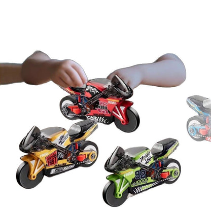 Children's Cool Flint Inertia Car Fireworks Fire-Spewing Toy Car Pull-Back Educational Motorcycle for Boys and Girls - image 5