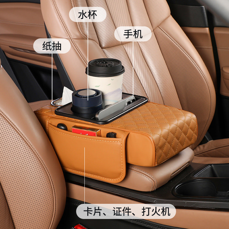 Cross-Border Car Armrest Box Heightening Pad, Universal Multi-Functional Central Elbow Heightening Pad, Car Tissue Box Wholesale - image 3