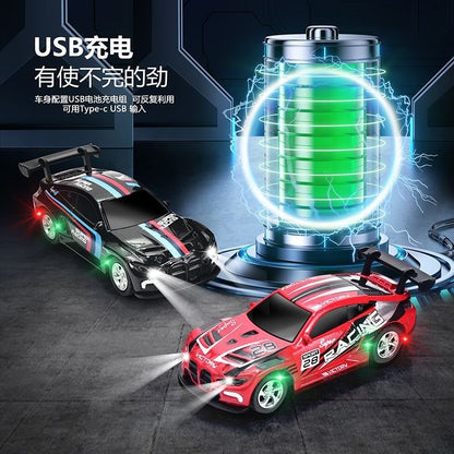 New 1:64 Mini High-Precision Alloy Dual-Mode Wireless Bluetooth Desktop Remote Control Car with Light and Adjustable Speed Wholesale for Men - image 3