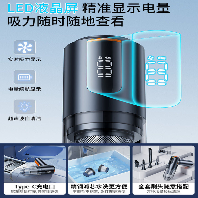 Car Wireless Vacuum Cleaner Multifunctional Brushless Blowing and Suction Household Small Air Extraction Handheld High-Power Dust Blower - image 2