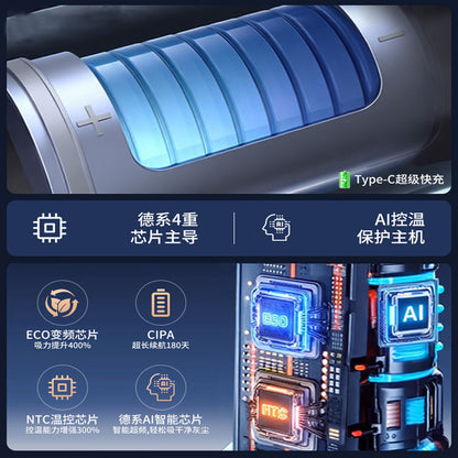 Car Wireless Vacuum Cleaner Multifunctional Brushless Blowing and Suction Household Small Air Extraction Handheld High-Power Dust Blower - image 3