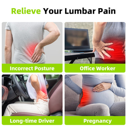 Cross-Border Memory Foam Cushion Car Lumbar Support Cushion Office Chair Backrest Seat Cushion Memory Foam Lumbar Pillow - image 4