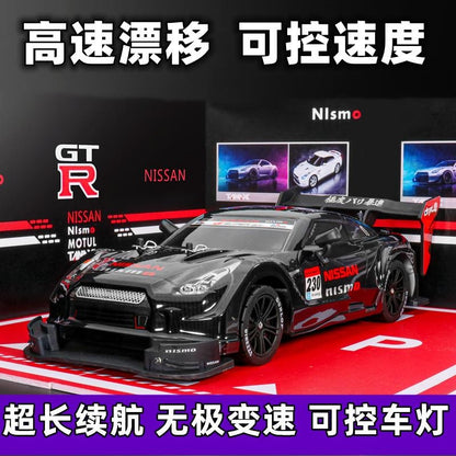 Rc Four-Wheel Drive High-Speed Drift Remote Control Car Gtr Variable Speed Half-Scale Racing Car Boy Gift Wholesale Cross-Border - image 1