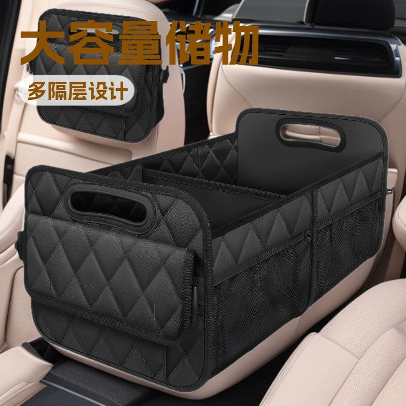 2025 New Large-Capacity Car Storage Box Trunk Storage Box Car Supplies Multi-Functional Organizer Box - image 1
