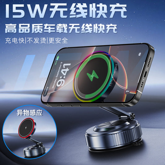 K3 Vacuum Magnetic Car Mobile Phone Holder Wireless Charging Car Mobile Phone Holder Suction Cup Car Mobile Phone Holder - image 1