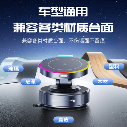 K3 Vacuum Magnetic Car Mobile Phone Holder Wireless Charging Car Mobile Phone Holder Suction Cup Car Mobile Phone Holder - image 4