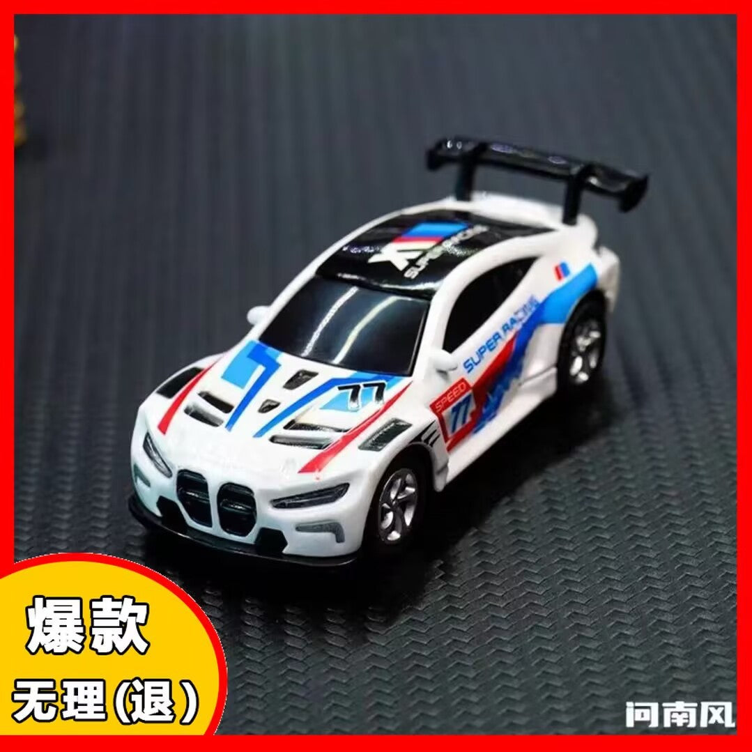 Alloy 1:64 Mini Pocket 488 Sports Car Bluetooth Remote Control Mobile Phone Control Desktop Drift Car Gift Toy - image 2