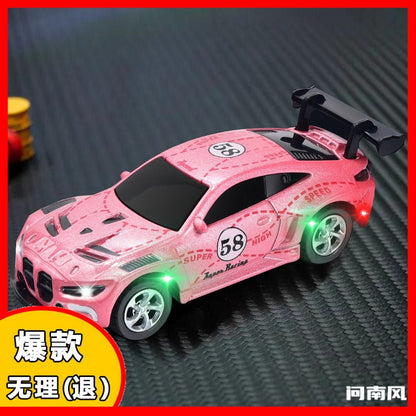 Alloy 1:64 Mini Pocket 488 Sports Car Bluetooth Remote Control Mobile Phone Control Desktop Drift Car Gift Toy - image 3