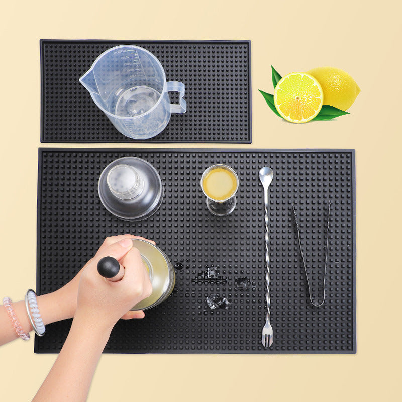 2026 New Bar Drain Anti-Slip Mat Car 4S Shop Bar Ktv Restaurant Coaster Pvc Tableware Can Be Designed - image 1