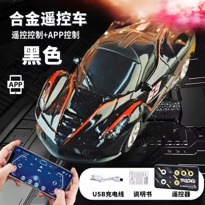 New Product 1:64 Mini Alloy Bluetooth Remote Control 488 Sports Car M4 Racing High-Speed Car Toy Boy Gift Wholesale - image 3