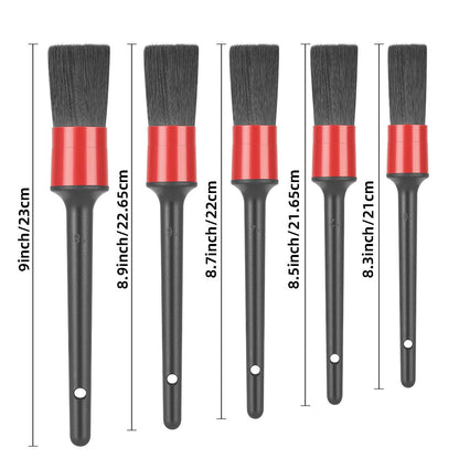 Car Wash Soft Bristle Brush, Dual-Use for Home and Car, Small Brush for Car Interior Crevices, Multifunctional Air Vent Cleaning Tool Brush Head - image 2