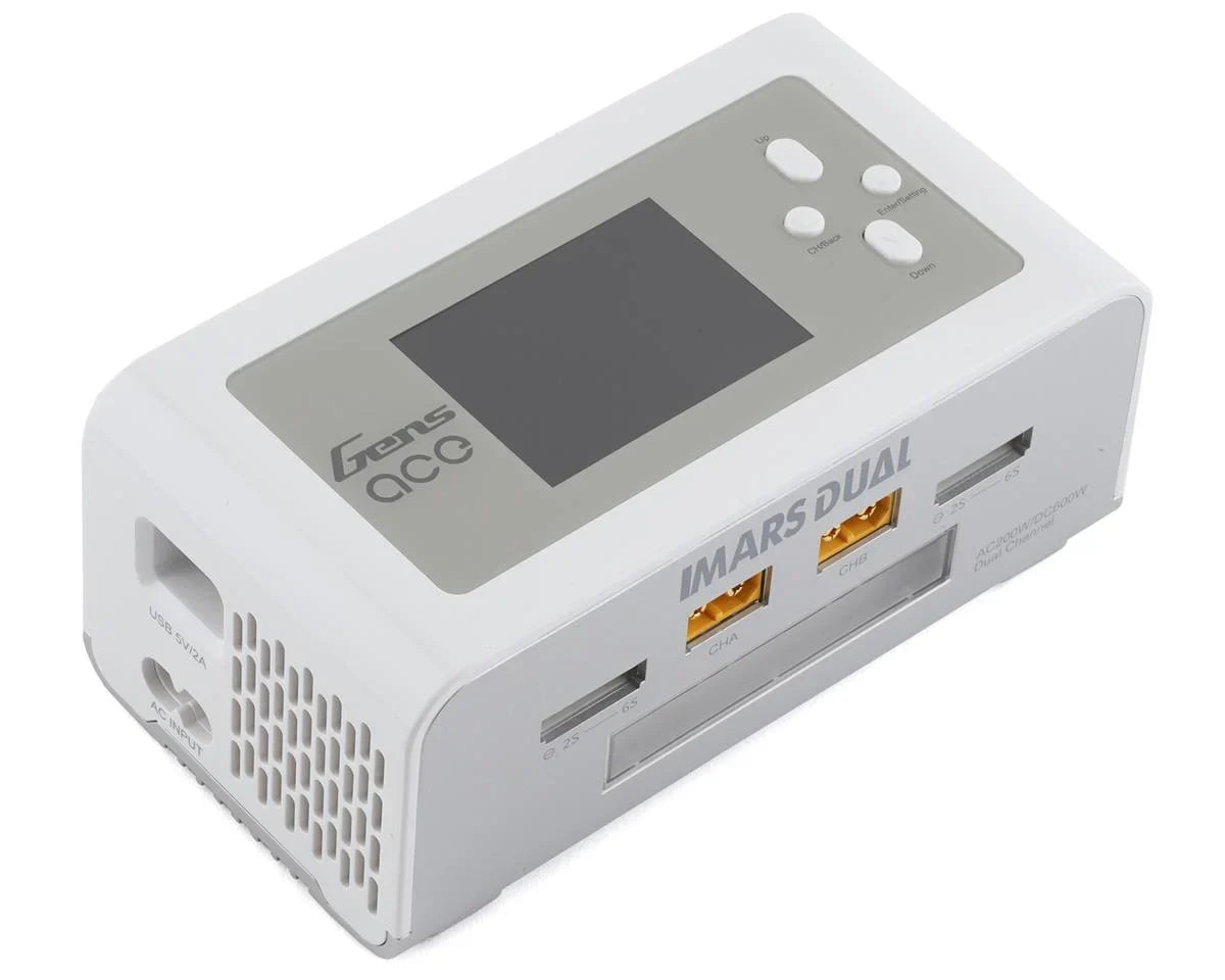 Gens Ace IMars Dual Port AC/DC Charger (6S/15A/100W x 2)
