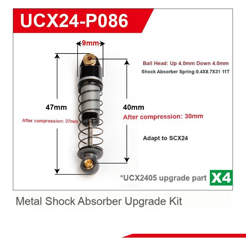 UDI R/C UCX2405 Pro 1:24 Scale 4WD Rock Crawler RTR | Brushless Motor | Full-Proportional Control