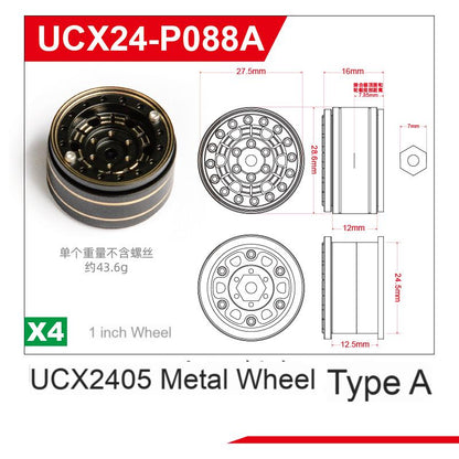 UDI R/C UCX2405 Pro 1:24 Scale 4WD Rock Crawler RTR | Brushless Motor | Full-Proportional Control