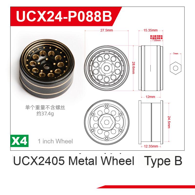 UDI R/C UCX2405 Pro 1:24 Scale 4WD Rock Crawler RTR | Brushless Motor | Full-Proportional Control