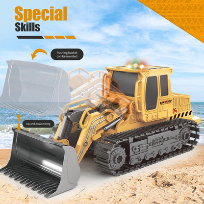 2025 Remote-controlled Engineering Vehicle Toy Bulldozer