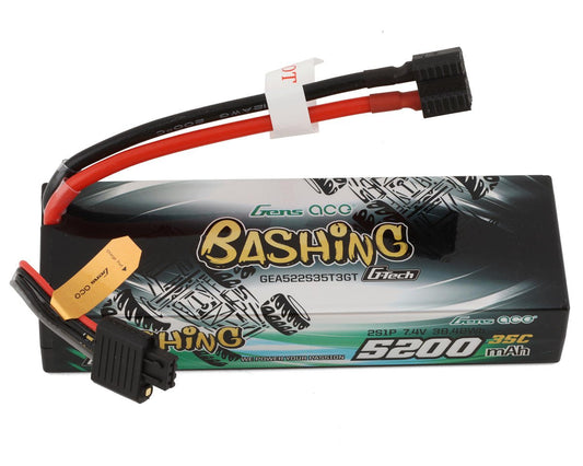 G-Tech 2S 7.4V LiPo Battery w/ Uni Plug Plug, 5200mAh 35C