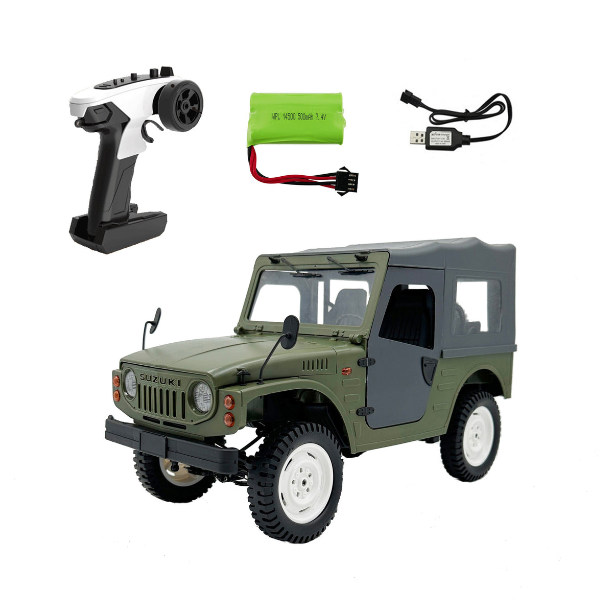 WPL C84 1/10 Scale Suzuki Jimny SJ10 RC Crawler – RTR 4x4 Off-Road Truck
