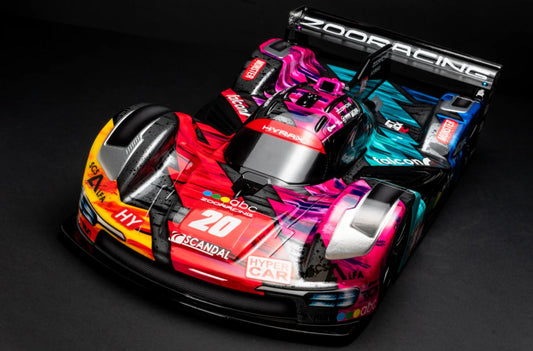 Hyrax LMH 1/10 Touring Car & F1 Body, Clear